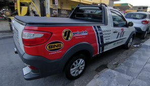 Envelopamento parcial de veículo - LPGRAFITES