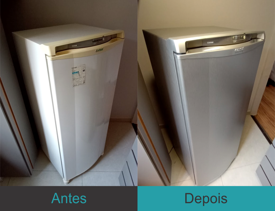Antes e depois